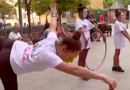 De entrenar gimnasia rítmica en las calles a entrenar en pabellones de Leganés