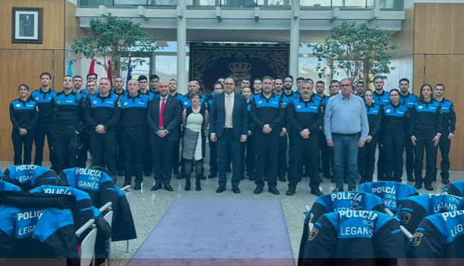 40 nuevos agentes se incorporan a la Policía Local de Leganés