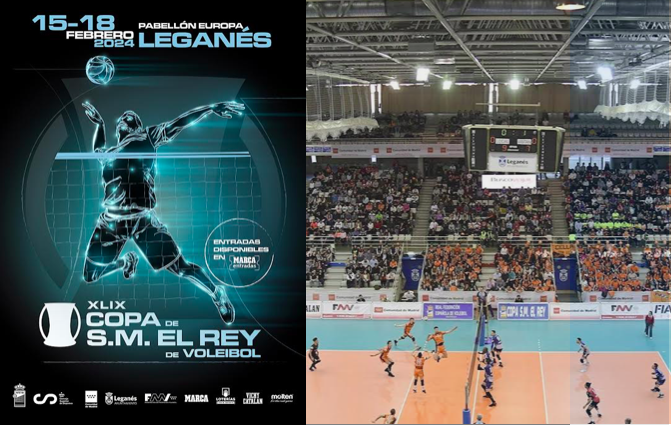 La XLIX Copa del Rey de voleibol se disputará en Leganés del 15 al 18 de febrero