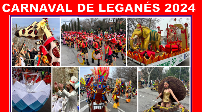 A pesar del frío, Leganés disfrutó de un largo y participativo Desfile de Carnaval