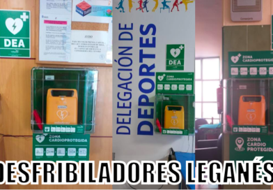 El Ayuntamiento de Leganés instala 36 desfibriladores en diferentes centros municipales