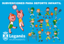El Ayuntamiento de Leganés obtiene una subvención de 123.000 euros de la Comunidad para deporte infantil