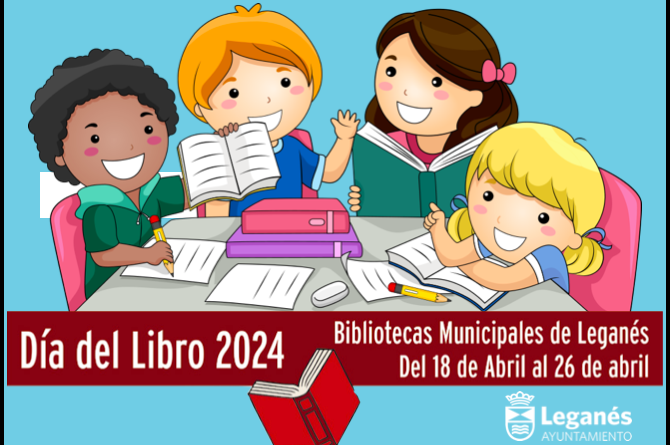 Leganés celebra el Día del Libro con multitud de actividades en las Bibliotecas
