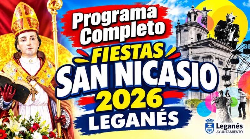 PROGRAMA COMPLETO FIESTAS DE SAN NICASIO 2026